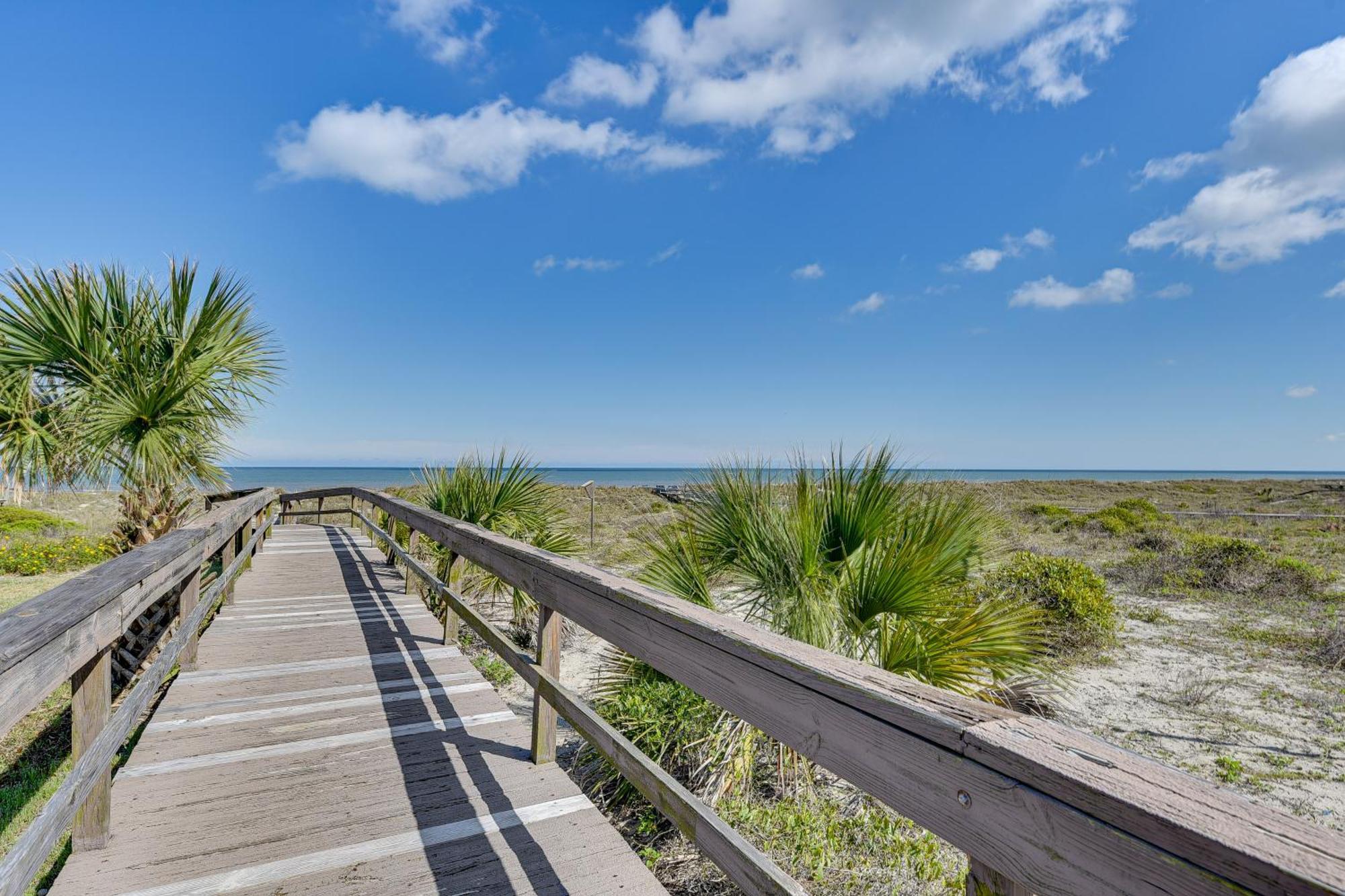 Fernandina Beach Townhome, Steps To Public Beach Kültér fotó